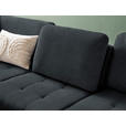 ECKSOFA in Struktur Anthrazit  - Anthrazit/Schwarz, Natur, Textil/Metall (233/288cm) - Valnatura