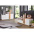 LOWBOARD - Eichefarben/Weiß, Design, Holz/Holzwerkstoff (160cm) - Carryhome LOWBOARD - Eichefarben/Weiß, Design, Holz/Holzwerkstoff (160cm) - Carryhome