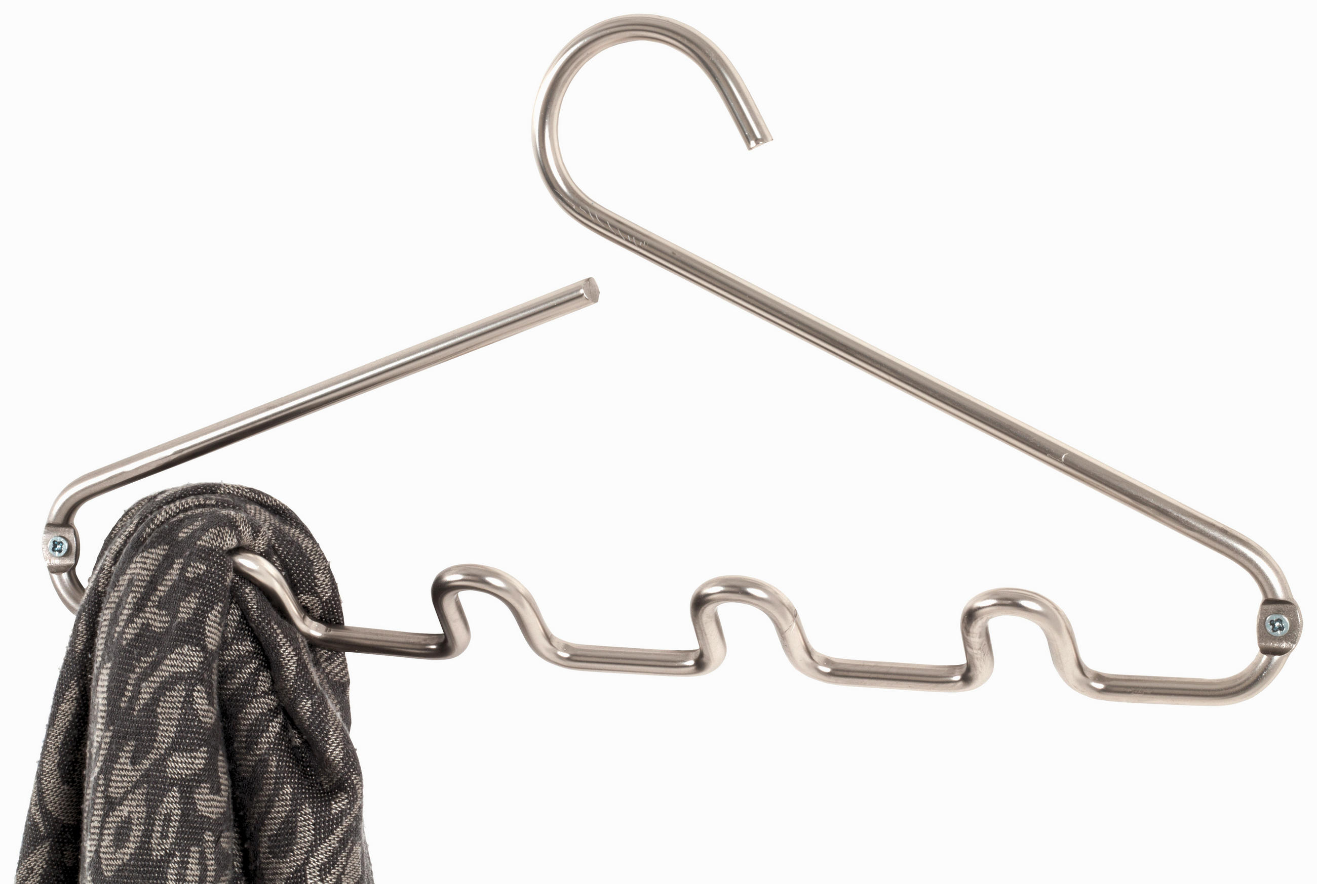 CUIER CU MONTARE PE PERETE - culoare inox, Basics, metal (39/18/4cm) - Carryhome