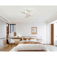 LED-DECKENLEUCHTE Orilo 52/22 cm  - Sandfarben, Design, Kunststoff/Metall (52/22cm) - Novel