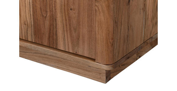 REGAL Akazie massiv Akaziefarben - Naturfarben/Akaziefarben, Natur, Holz/Holzwerkstoff (55/190/40cm) - Carryhome
