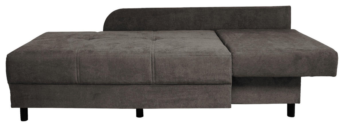VÁLENDA, textil, 145/82/85 cm - šedá/černá, Konvenční, dřevo/textil (145/82/85cm) - Ti'me