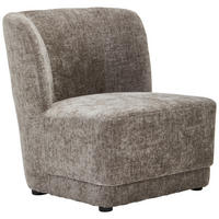 SESSEL Flachgewebe Grau    - Grau, Design, Holz/Textil (64/71/73cm) - MID.YOU
