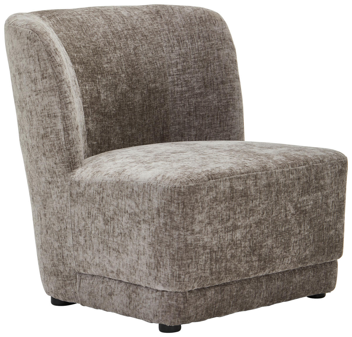 SESSEL Flachgewebe Grau    - Grau, Design, Holz/Textil (64/71/73cm) - MID.YOU