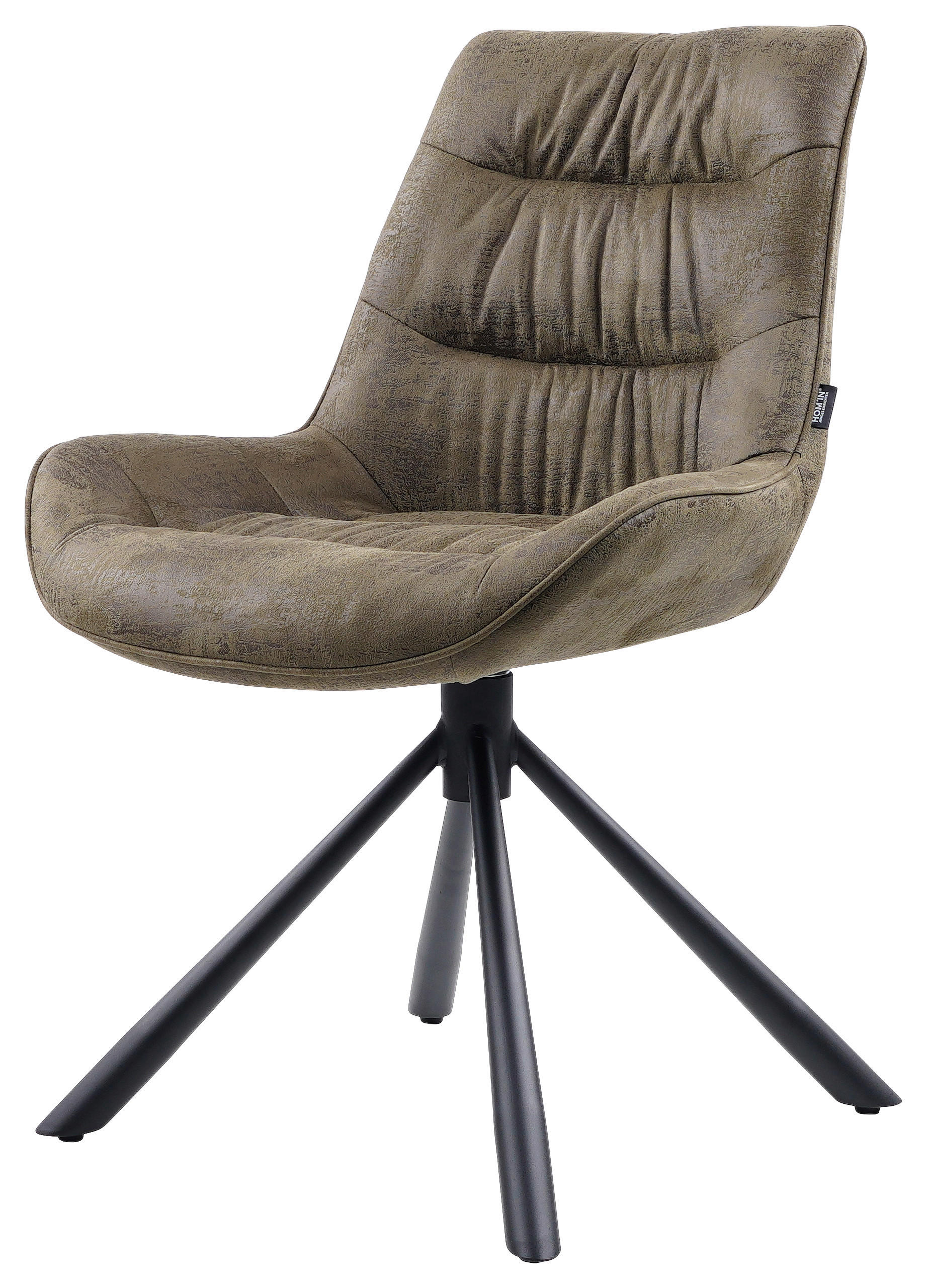 STUHL - Schwarz/Grün, Design, Textil/Metall (57/84/63cm) - Hom`in