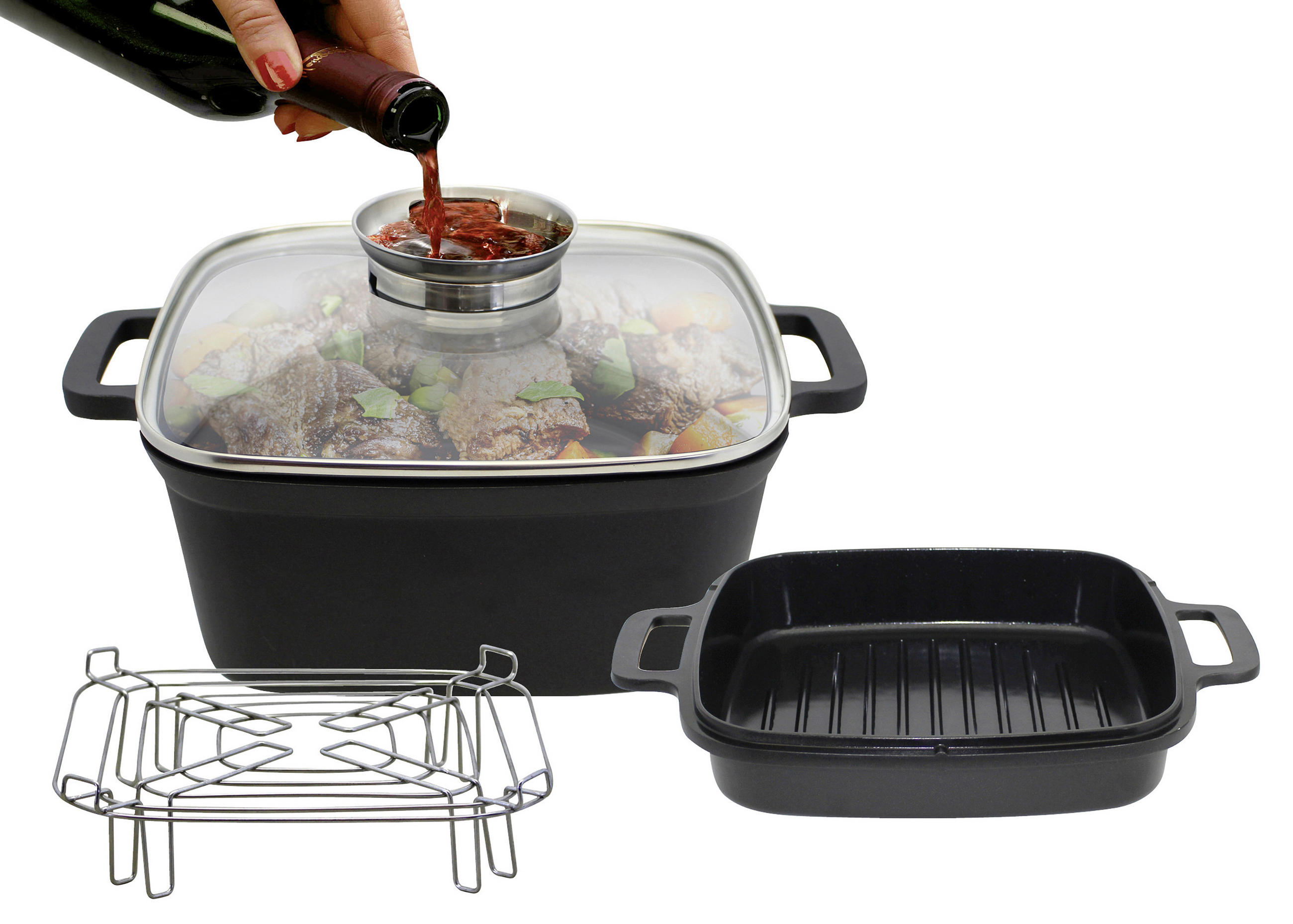 BRÄTER 4,3 L  - Schwarz, Basics, Metall (24cm) - ELO