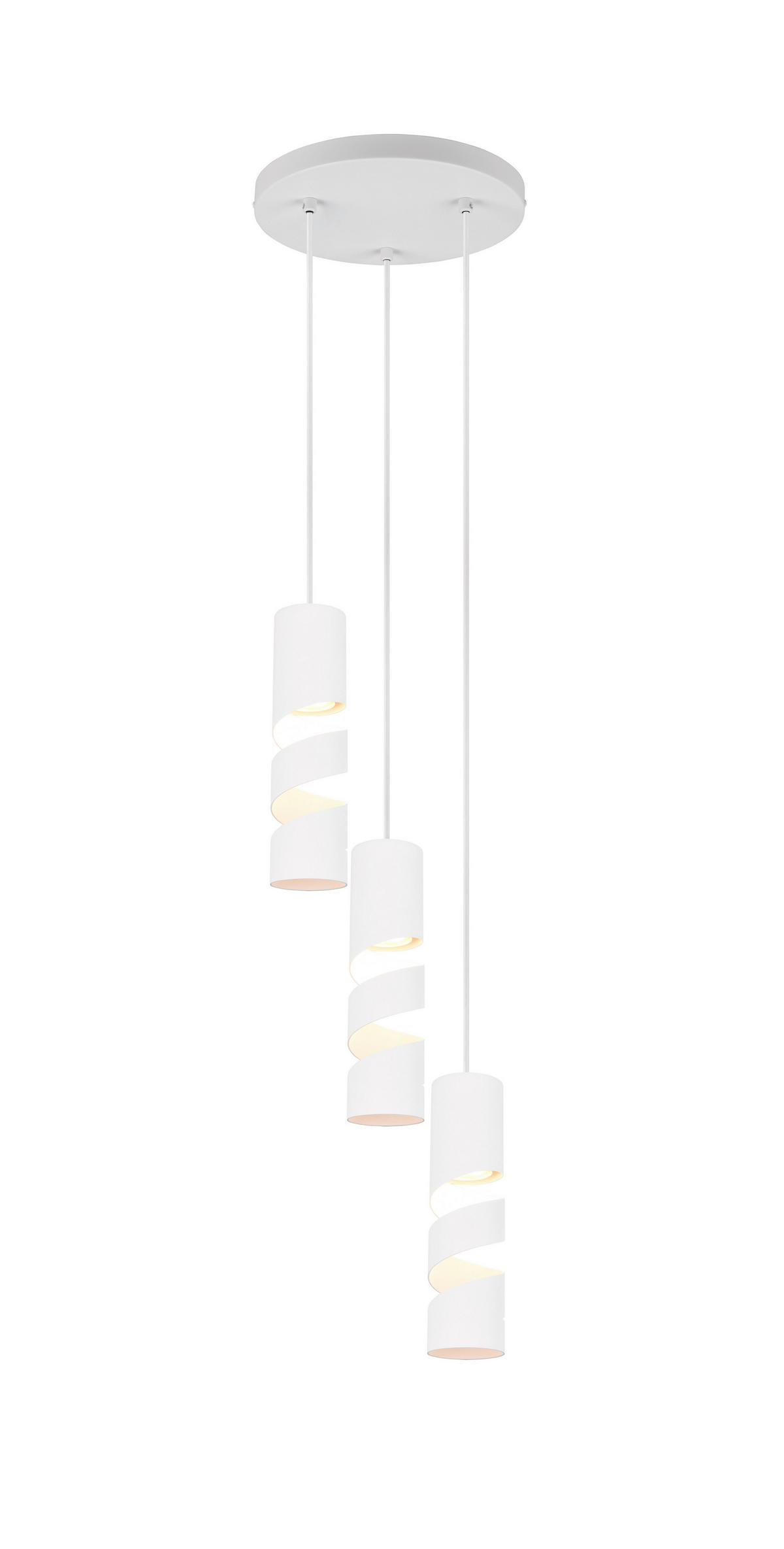 PENDELLEUCHTE 28/150 cm    - Weiss, Konventionell, Metall (28/150cm) - Trio Leuchten