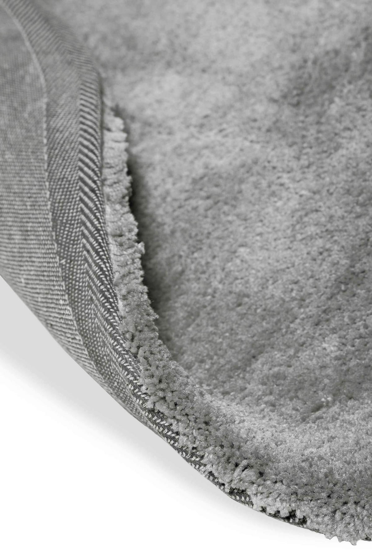 HOCHFLORTEPPICH 120 cm Emilia Grau  - Grau, KONVENTIONELL, Textil (120cm) - WECON HOME BASIC