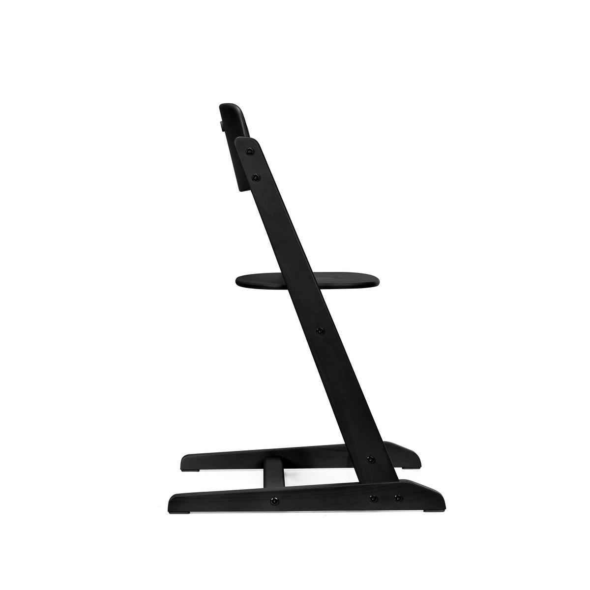 ETETŐSZÉK Iris  - magasfényű fekete, Basics, fa (55.40/48.00/82.00cm) - cybex GOLD