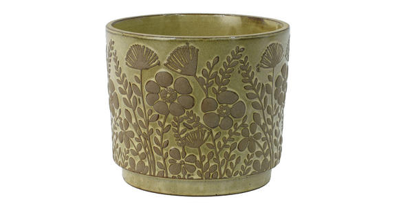 BLUMENTOPF 15/17,5 cm  - Multicolor, Natur, Keramik (15/17,5cm) - Ambia Home