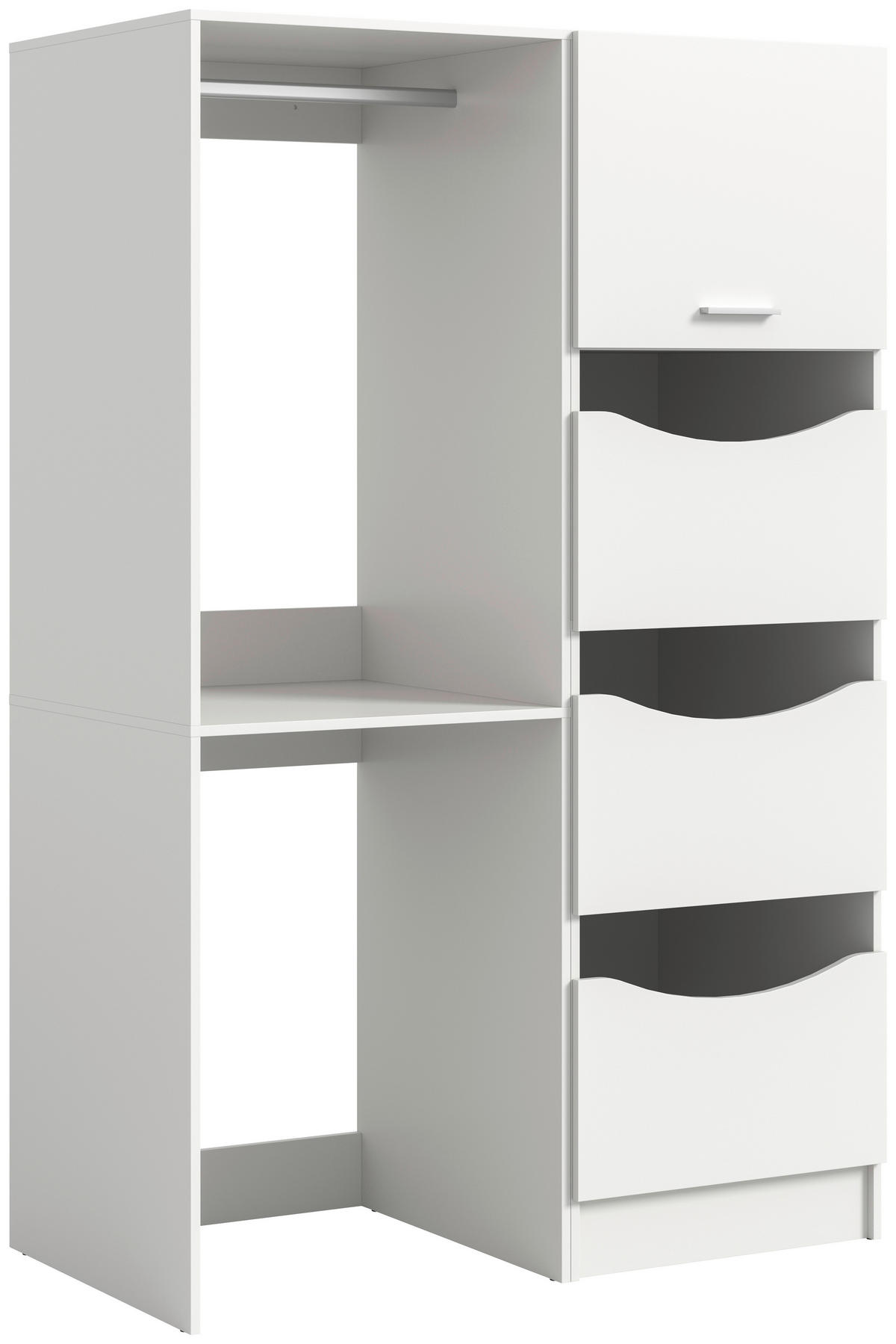 HAUSWIRTSCHAFTSRAUM 116/195/68 cm Weiss  - Weiss, Basics, Holzwerkstoff (116/195/68cm) - MID.YOU