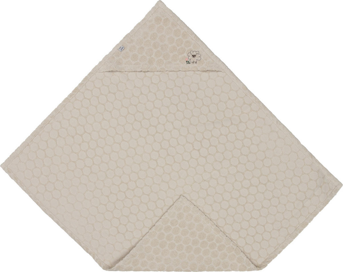 KAPUZENBADETUCH    - Creme, Basics, Textil (85/75/1cm) - Bebe Jou