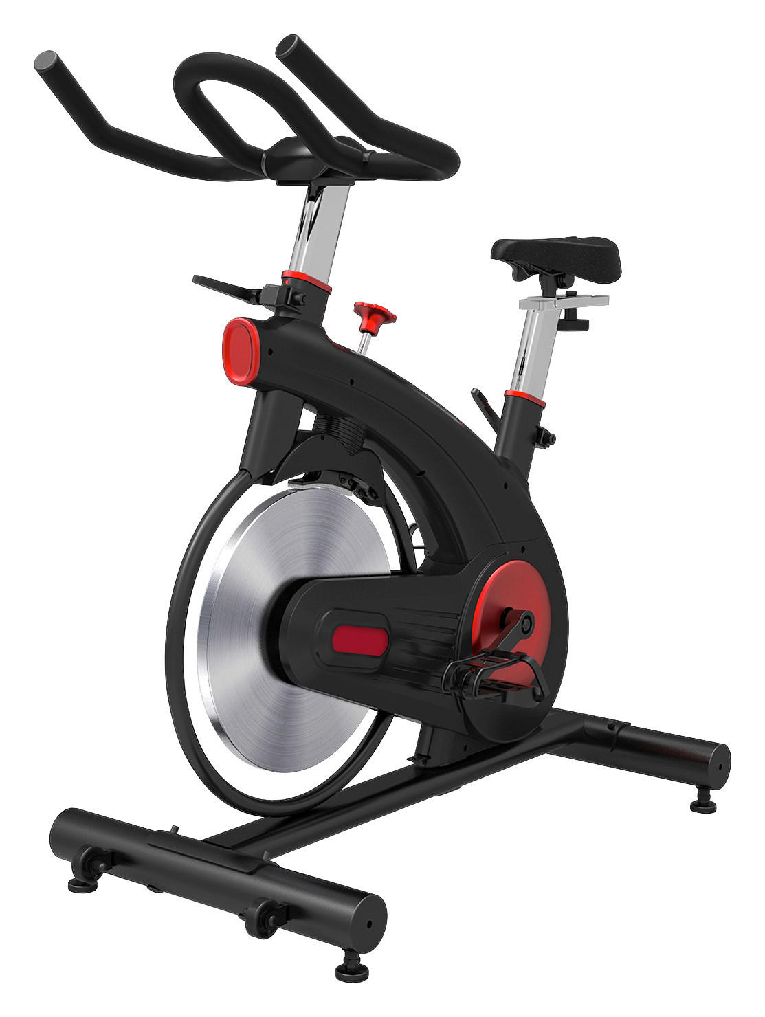 Bike-Heimtrainer NABO SB 1000 - Schwarz, KONVENTIONELL (113,7/110,7/55,6cm) - Atrigo