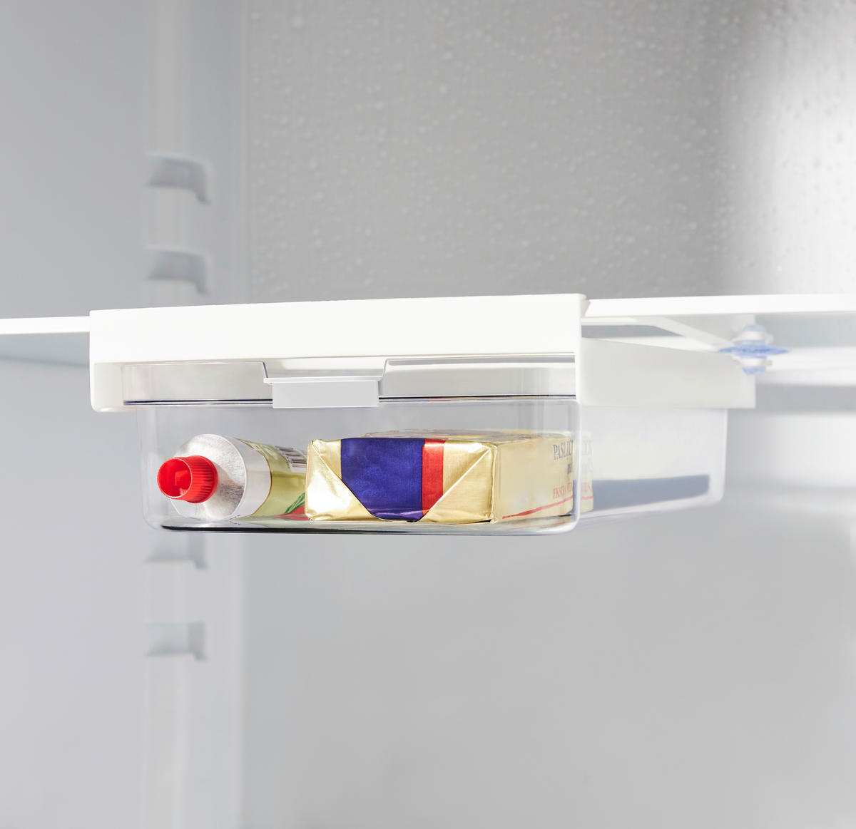 SCHUBLADENBOX - Transparent/Weiß, Basics, Kunststoff (28,7/21,8/9,1cm) - Rotho