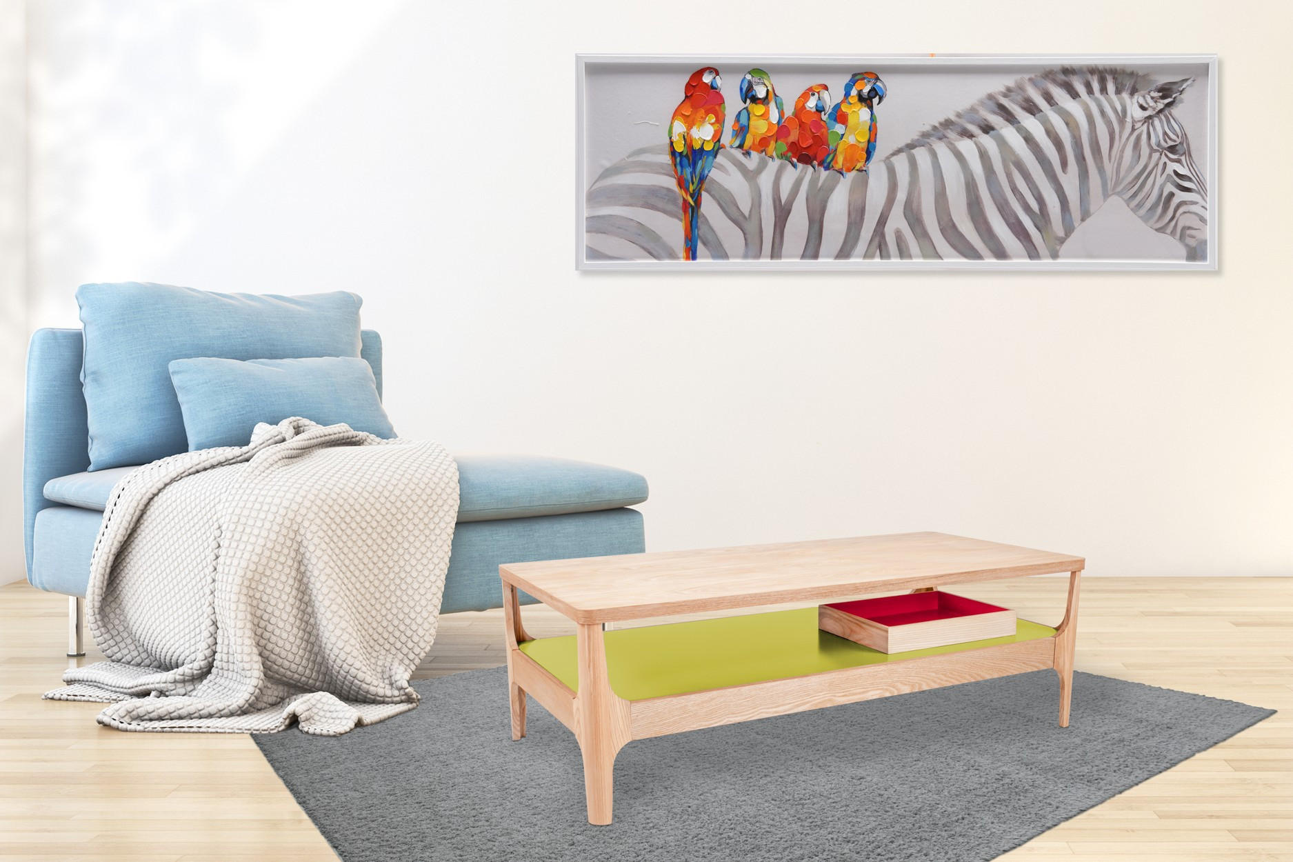 BEISTELLTISCH 120/40/60 cm Grün, Eschefarben  - Eschefarben/Grün, Design, Holz/Holzwerkstoff (120/40/60cm) - Kayoom