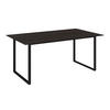 GARTENTISCH 158/90/68 cm Metall, Kunststoff rechteckig  - Anthrazit/Dunkelbraun, Design, Kunststoff/Metall (158/90/68cm) - Amatio