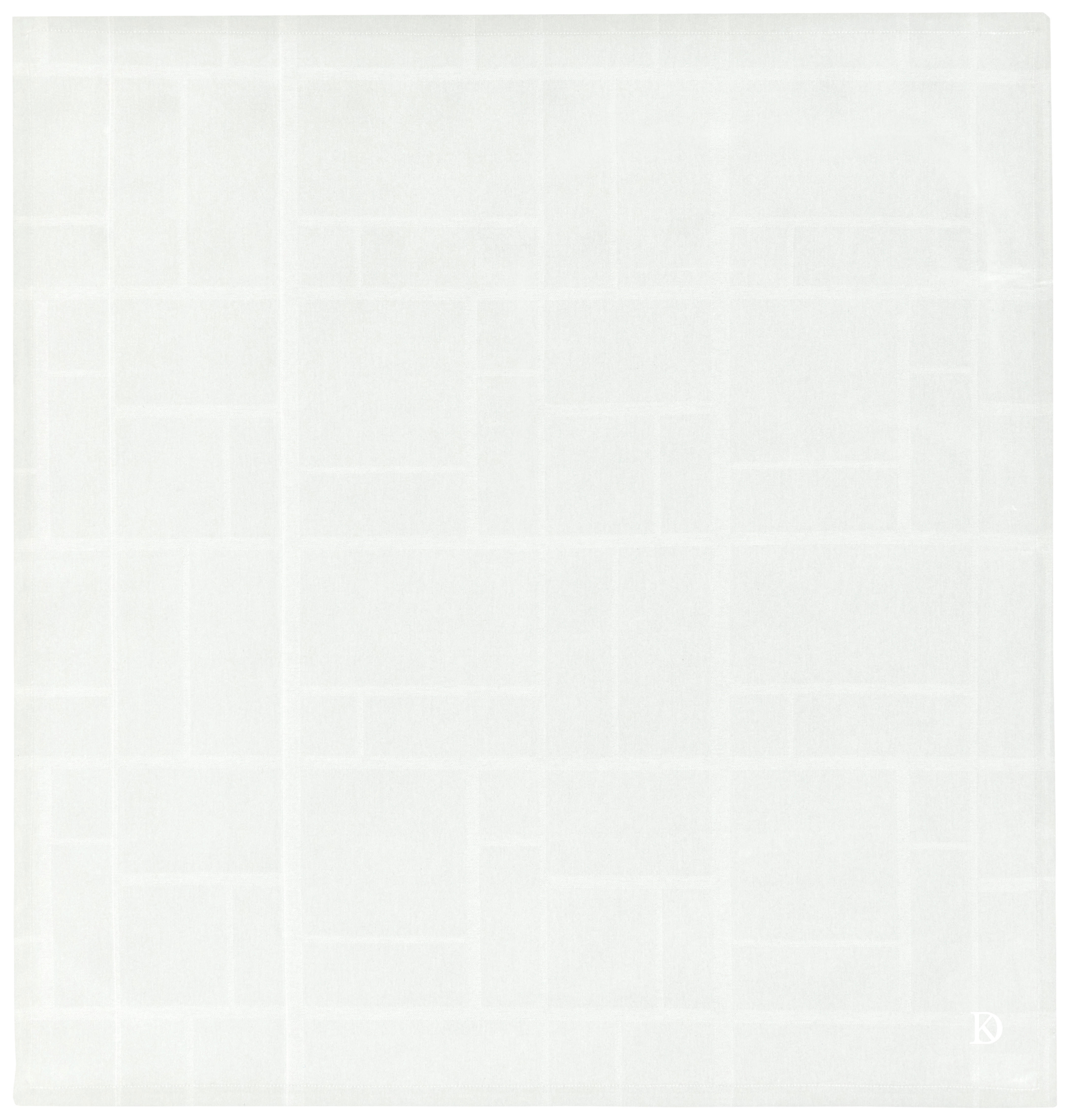 TISCHDECKE Textil Flachgewebe Weiß 85/85 cm  - Weiß, Basics, Textil (85/85cm) - Dieter Knoll