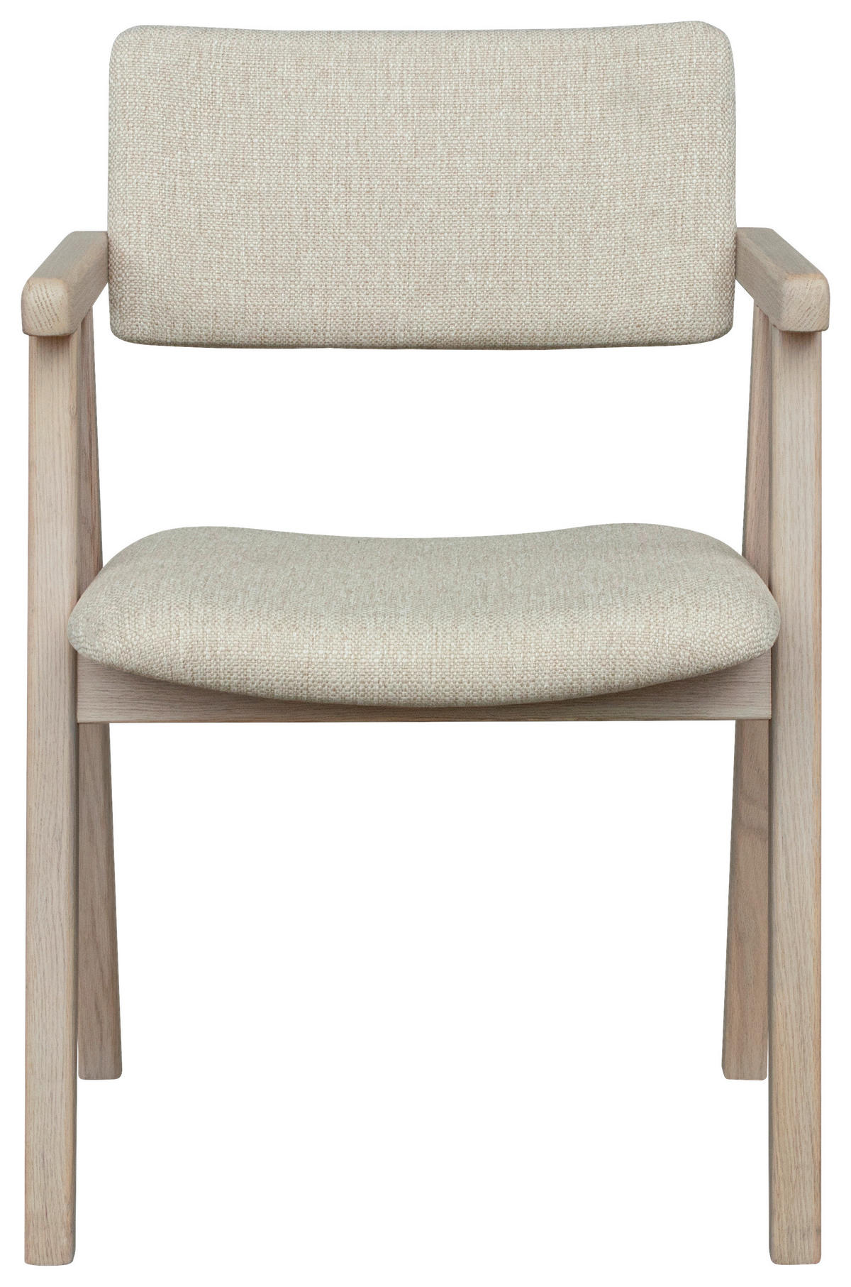 STOL     greige, ek Bianco  - ek Bianco/greige, Modern, trä/textil (55/76/55cm) - Best Price