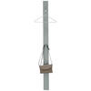 GARDEROBENPANEEL  in 10/165/5 cm  - Grau, Design, Holzwerkstoff/Metall (10/165/5cm) - Dieter Knoll