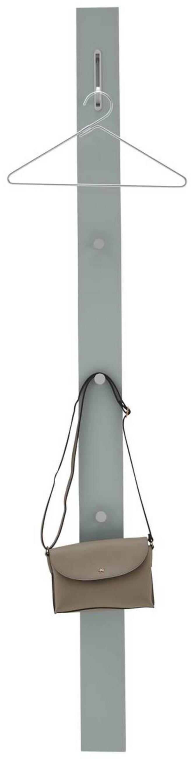GARDEROBENPANEEL  in 10/165/5 cm  - Grau, Design, Holzwerkstoff/Metall (10/165/5cm) - Dieter Knoll