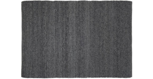 HANDWEBTEPPICH 200/300 cm Helsinki Anthrazit  - Anthrazit, Basics, Textil (200/300cm) - Linea Natura