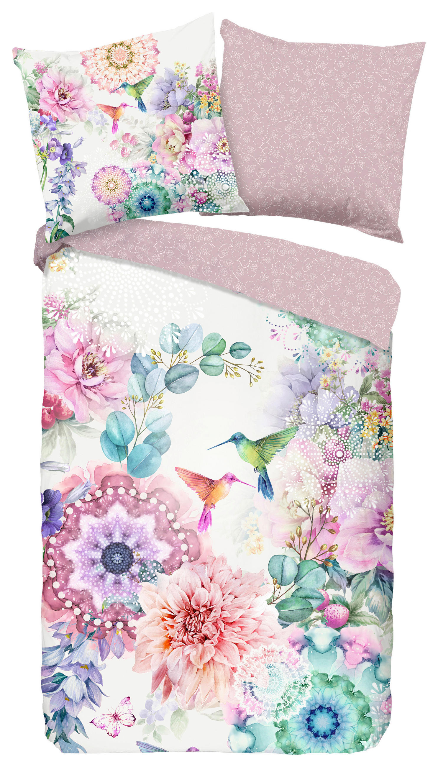 WENDEBETTWÄSCHE Isaye Satin 135/200 cm  - Multicolor, Design, Textil (135/200cm)