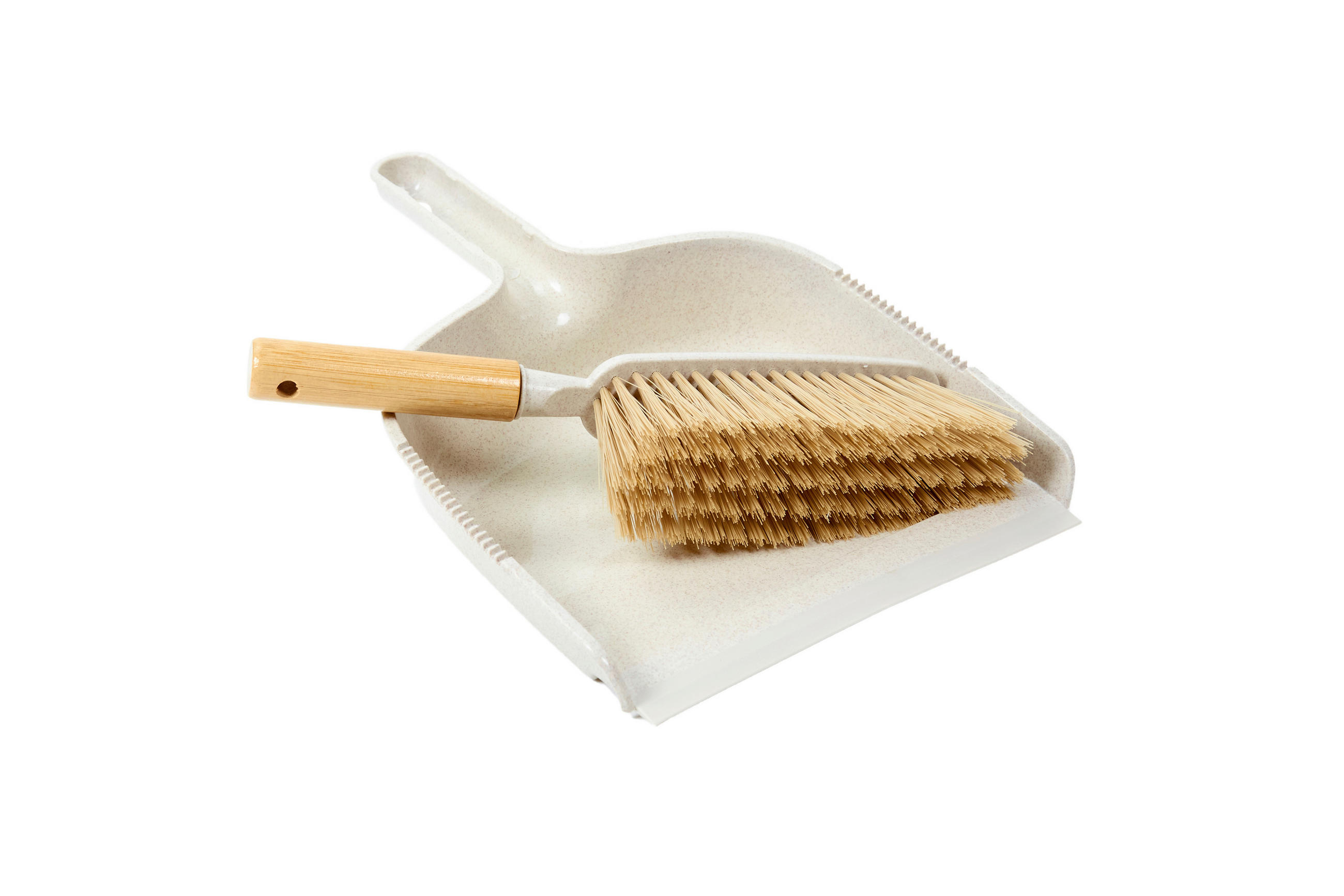 SET DE PERIE ȘI FĂRAȘ - Basics, plastic/materiale naturale (24/31cm)