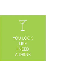 SERVIETTE  12,5/12,5 cm   - Multicolor, Basics, Papier (12,5/12,5cm) - PPD