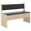 SITZBANK Holzwerkstoff Honigeiche  - Honigeiche/Weiss, Modern, Holzwerkstoff (110/80/42cm) - MID.YOU