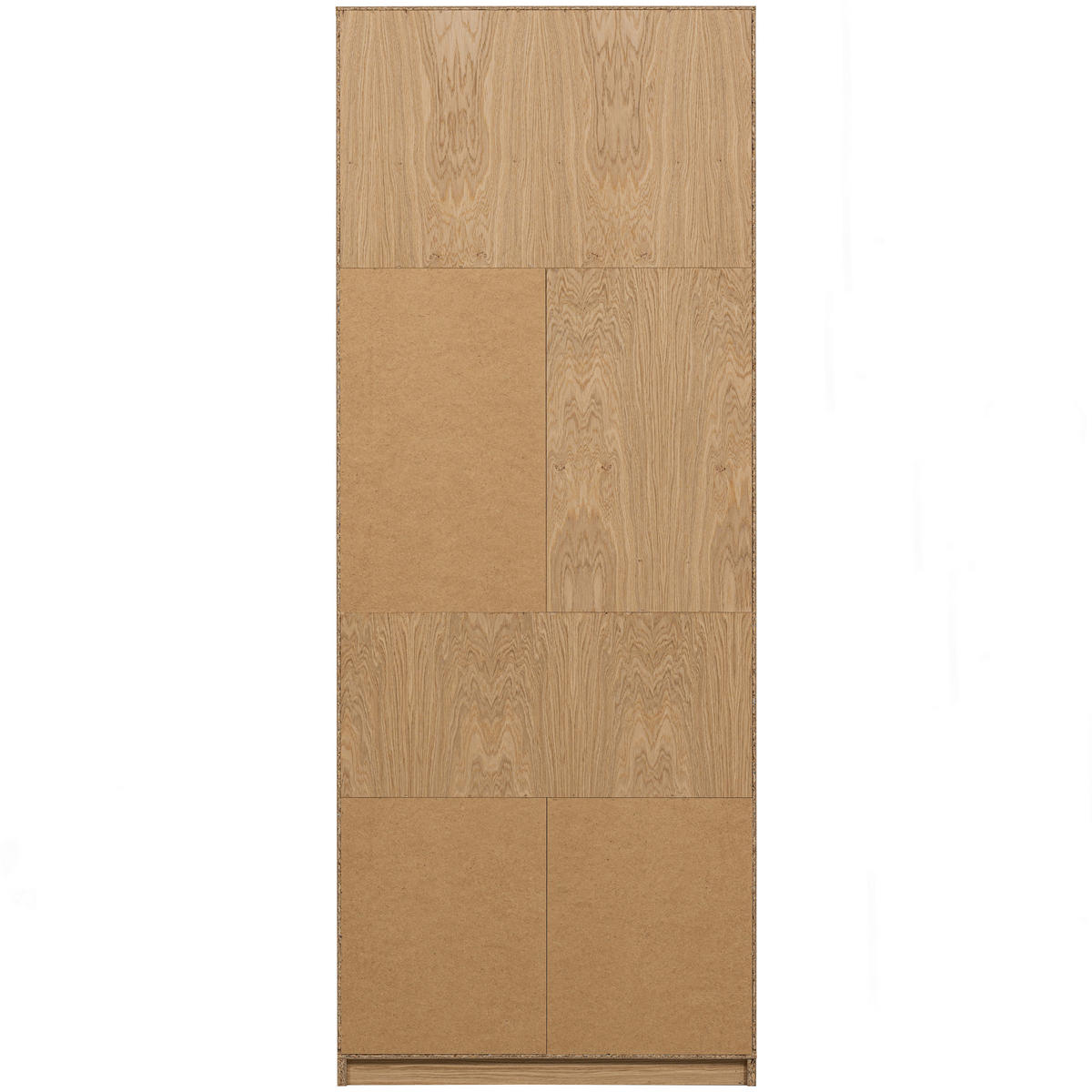 REGAL Eiche furniert Naturfarben  - Naturfarben, Design, Holz (77/199/40cm) - Livetastic