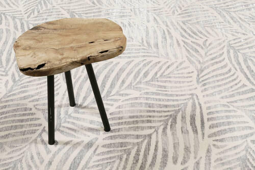 Thumbnail - Esprit Flachwebeteppich Esprit, Grau, Textil, Floral, rechteckig, 80x150 cm, Oeko-Tex® Standard 100, für Fußbodenheizung...