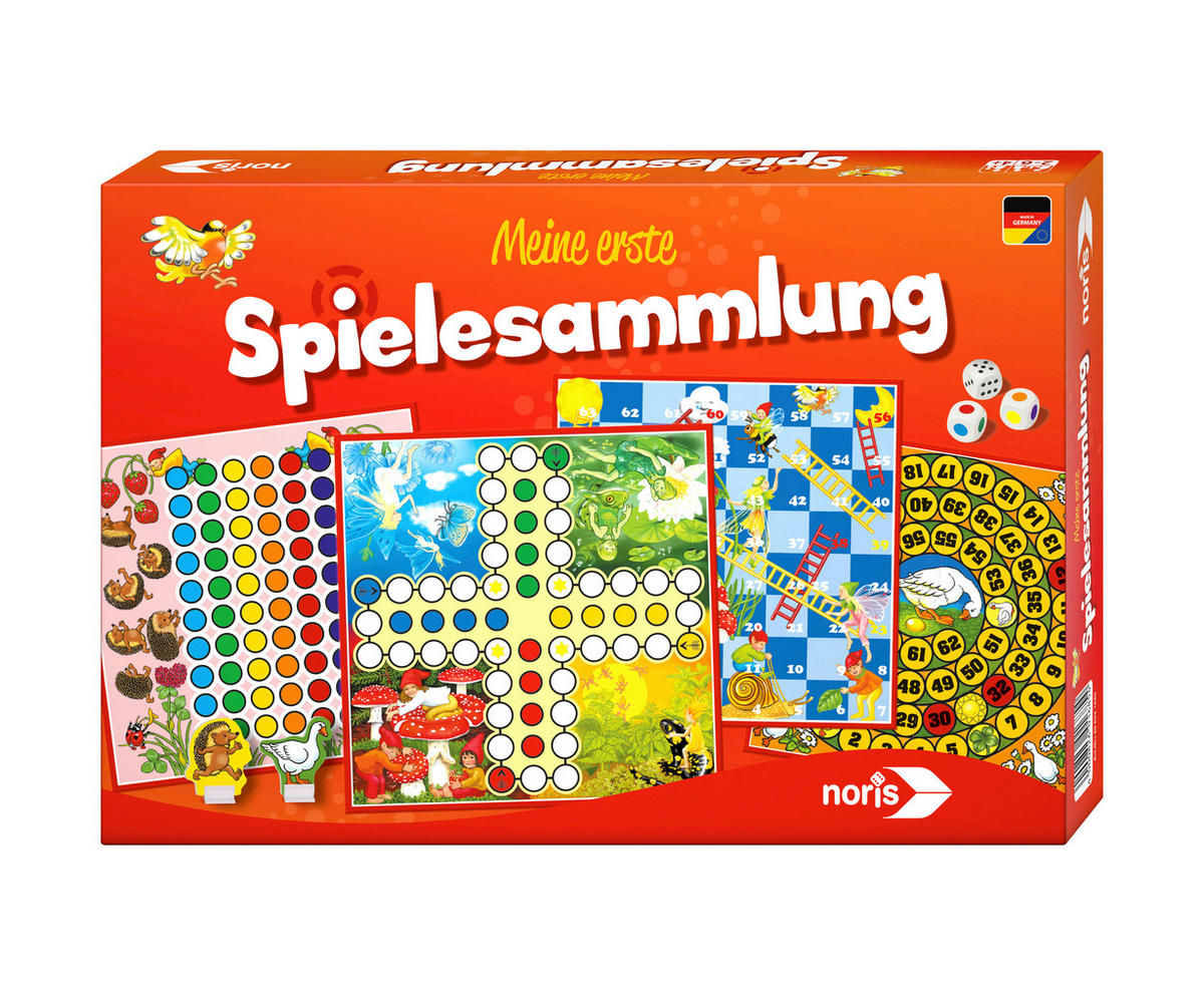 LERNSPIEL Noris Meine erste Spielesammlung  - Multicolor, Basics, Karton (5,3/34,2/23,5cm) - Simba