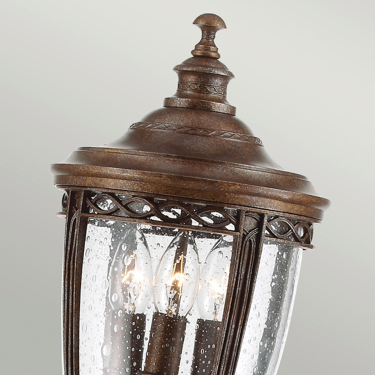 VÄGLAMPA - bronsfärgad, Basics, metall/glas (21.6/118cm) - Elstead Lighting