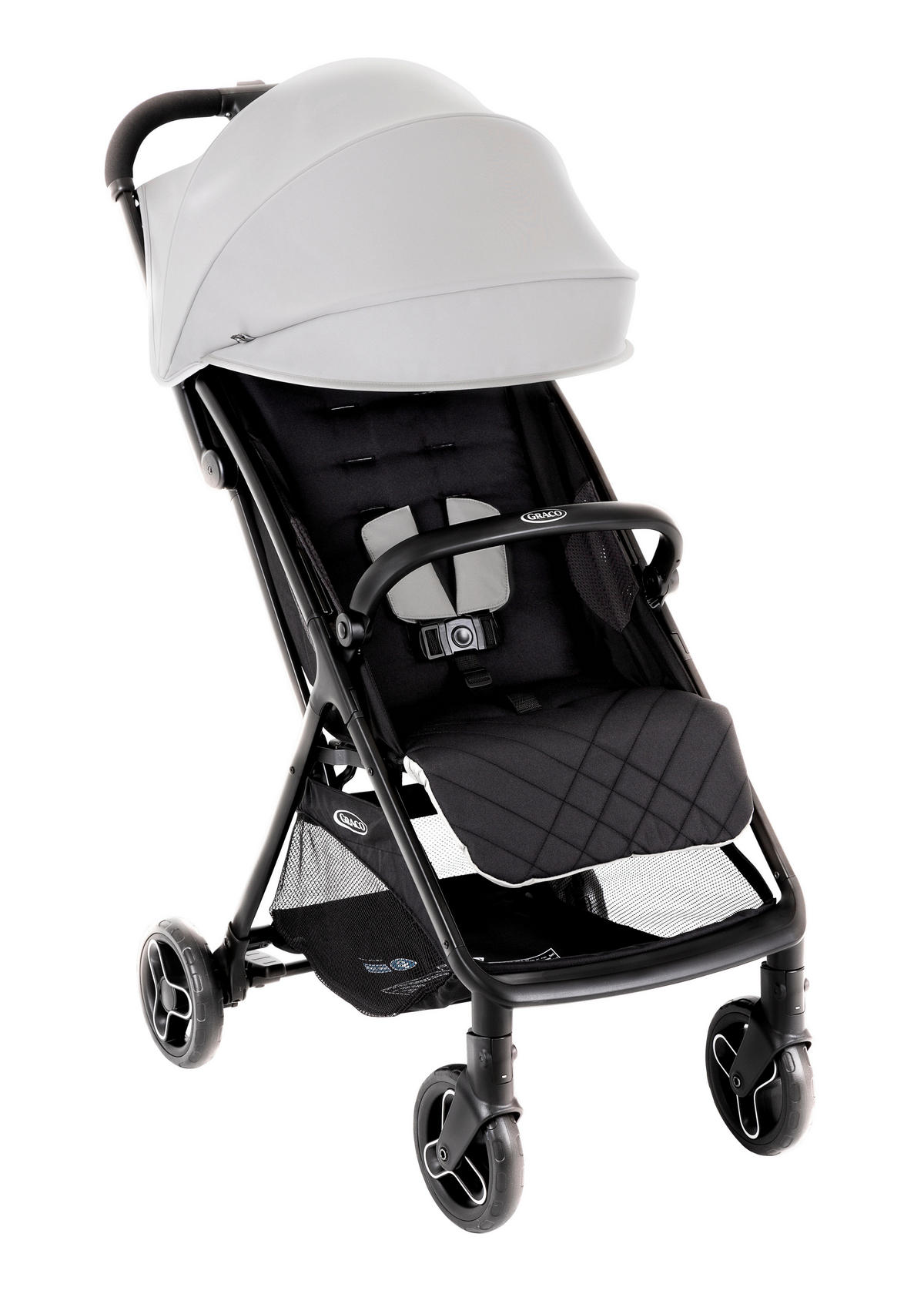BUGGY MYAVO  - Schwarz/Grau, Basics, Textil/Metall (52/101.6/88cm) - Graco
