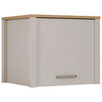 AUFSATZSCHRANK 70/60/60 cm  in  - Kaschmir/Silberfarben, ROMANTIK / LANDHAUS, Holzwerkstoff/Metall (70/60/60cm) - home24