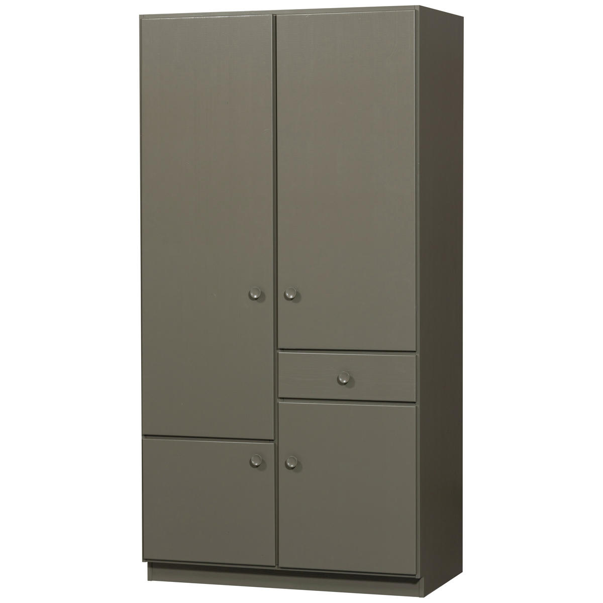 GARDEROBENSCHRANK Alfie  in 107/210/60 cm  - Waldgrün, Design, Holz (107/210/60cm) - Livetastic