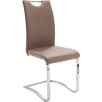 SCHWINGSTUHL  Lederauswahl Lederlook  - Cappuccino, Design, Textil/Metall (43/100/57cm) - Carryhome