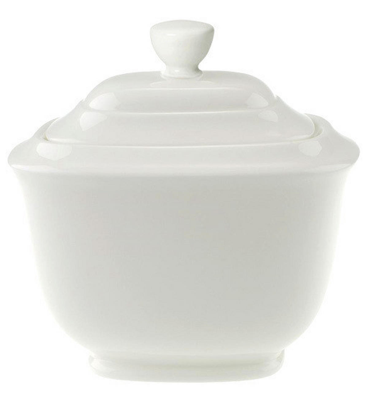 ZUCKERDOSE Noblesse Keramik   - Weiss, Basics, Keramik (7,6/6,1/10cm) - Villeroy & Boch