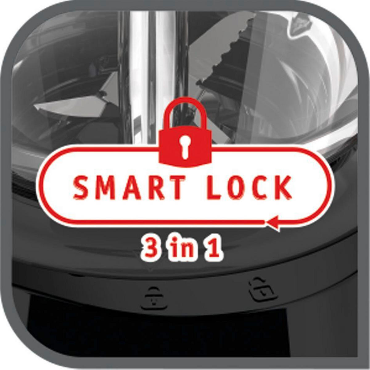 SAMOSTOJEĆI MIKSER    - Basics, staklo/metal (36.8/21.4/30.5cm) - Tefal