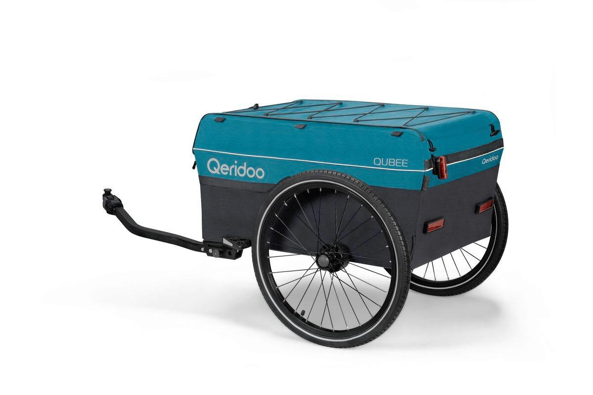 FAHRRADANHÄNGER   Qubee  - Petrol, Basics, Kunststoff/Metall (120/71/61,5cm)
