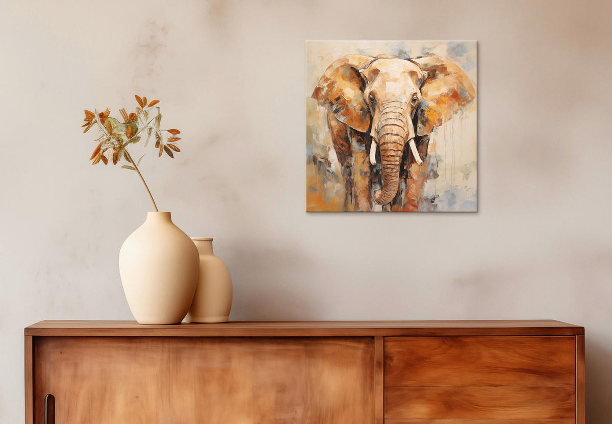 KEILRAHMENBILD Tiere 30/30 cm  - Multicolor, Basics, Holz/Papier (30/30cm)