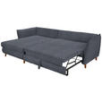 ECKSOFA in Webstoff Anthrazit  - Eichefarben/Anthrazit, KONVENTIONELL, Holz/Textil (284/162cm) - Carryhome