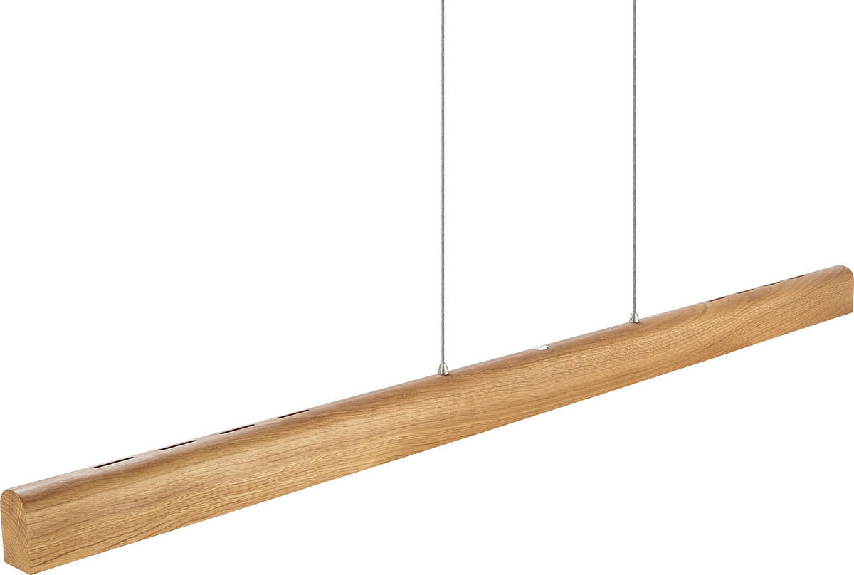 LED-HÄNGELEUCHTE Emilia 121/95-160 cm   - Natur, Holz (121/95-160cm) - Herzblut