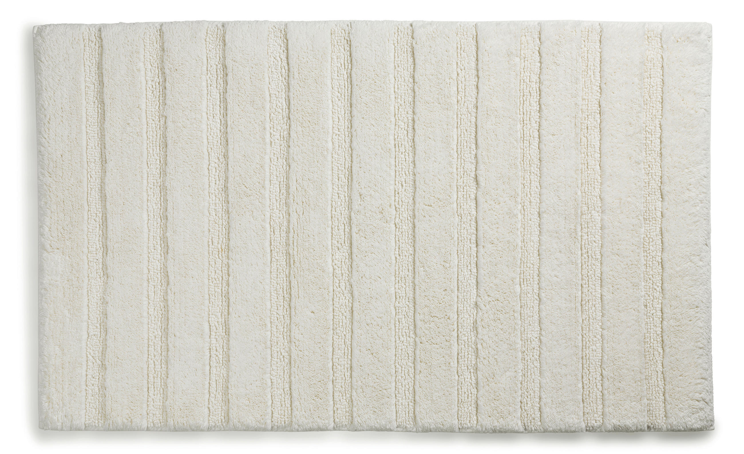 BADEMATTE Weiß  - Weiß, KONVENTIONELL, Textil (120/70/1,6cm) - Kela