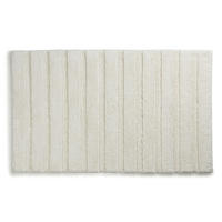 BADEMATTE Weiß  - Weiß, KONVENTIONELL, Textil (120/70/1,6cm) - Kela