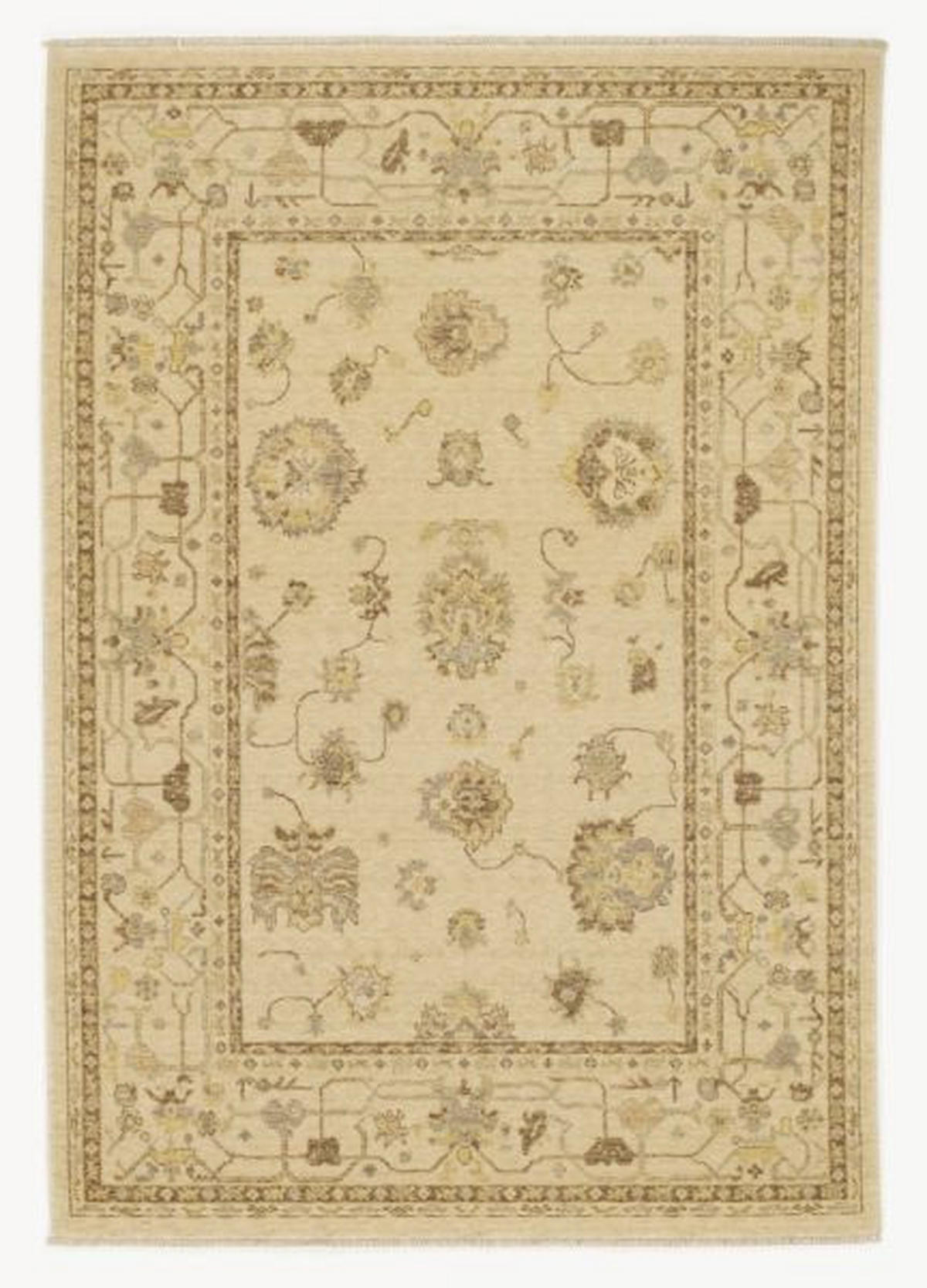 ORIENTTEPPICH 90/160 cm Creme  - Creme, Basics, Textil (90/160cm) - Cazaris