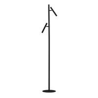 LED-STEHLEUCHTE 20/163 cm    - Schwarz/Weiß, Design, Kunststoff/Metall (20/163cm)