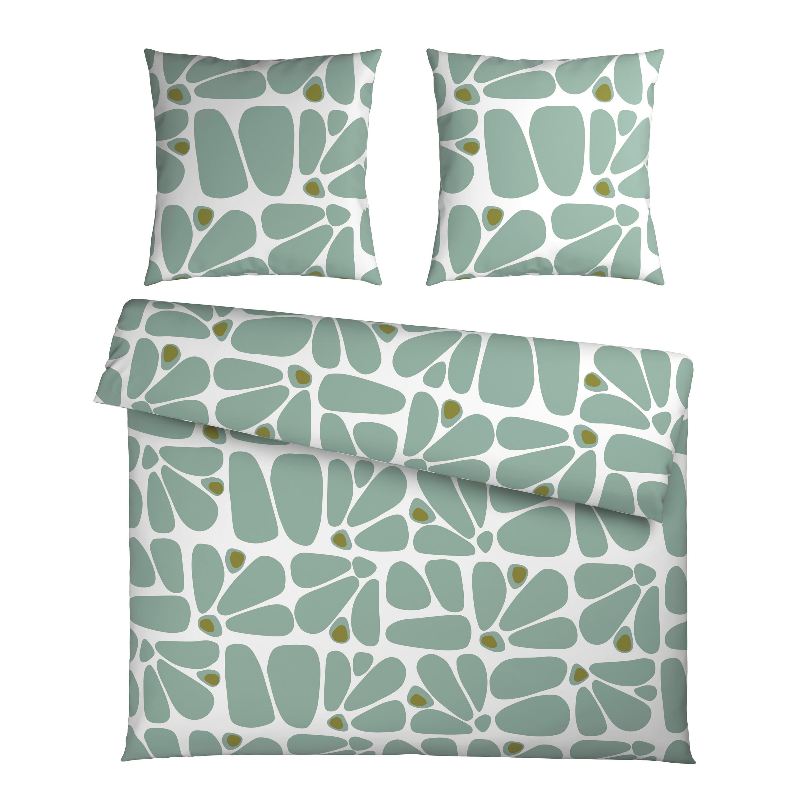 BETTWÄSCHE Renforcé 200/200 cm  - Grün, Textil (200/200cm) - Esposa