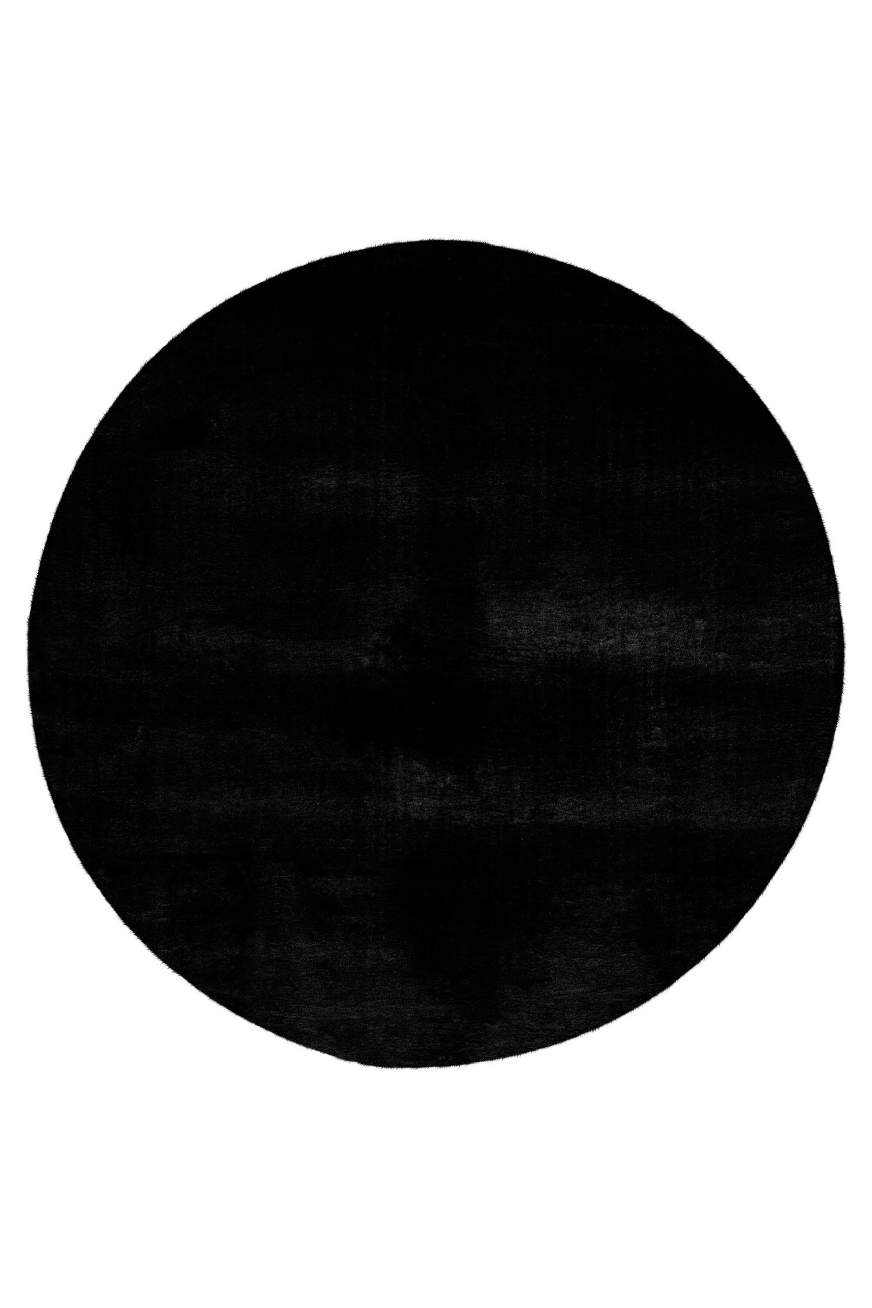 HOCHFLORTEPPICH 160 cm Schwarz  - Schwarz, Basics, Textil (160cm) - Kayoom