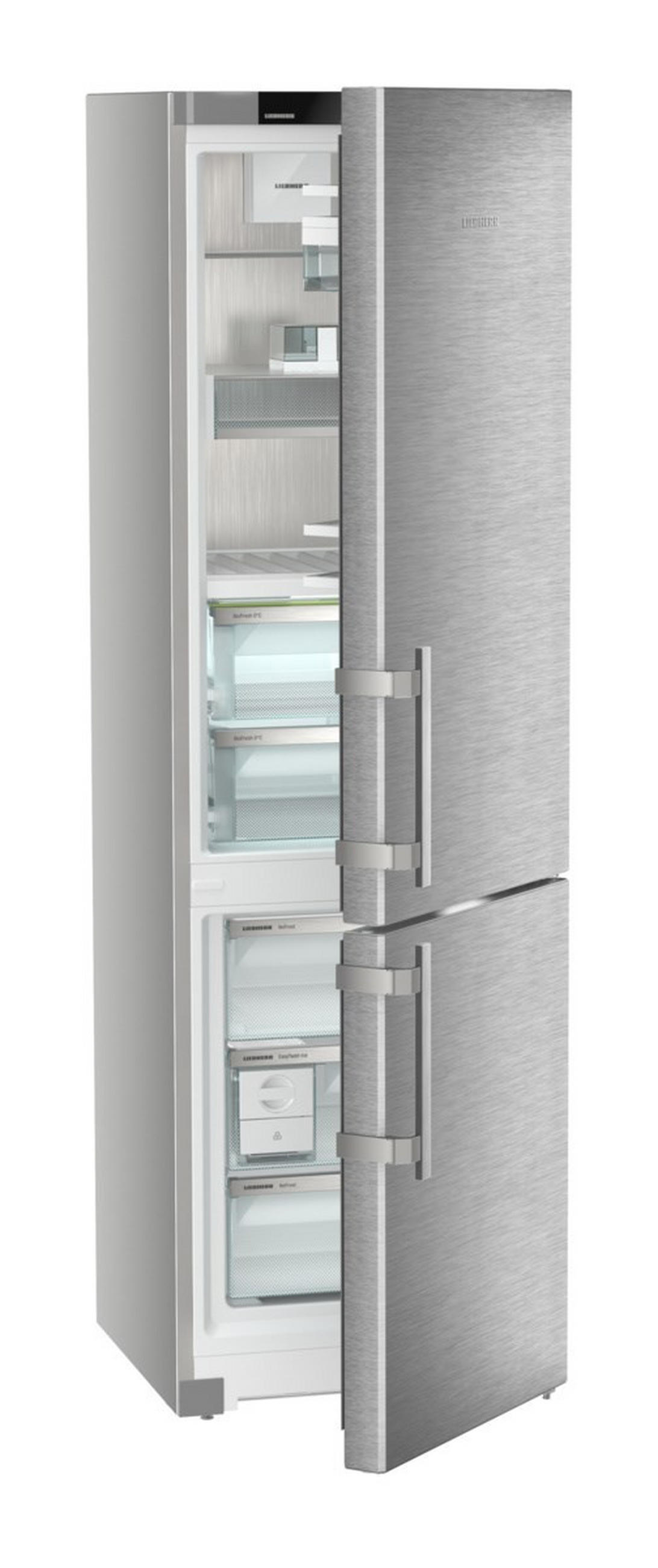 KÜHL-GEFRIER-KOMBINATION CBNSDA575I-22  - Edelstahlfarben, Basics, Metall (59,7/201,1/67,5cm) - Liebherr